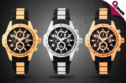 For QR619 Impress with Aquaswiss Trax II OR Legend Automatic Men's Watches - Choose from 10 Eye-Catching Options! (Up to QR4368 Value)